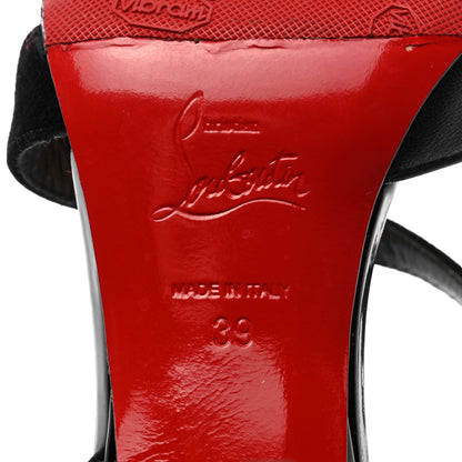 Christian Louboutin Nappa Patent Platina Pumps 39 Black 8 of 9