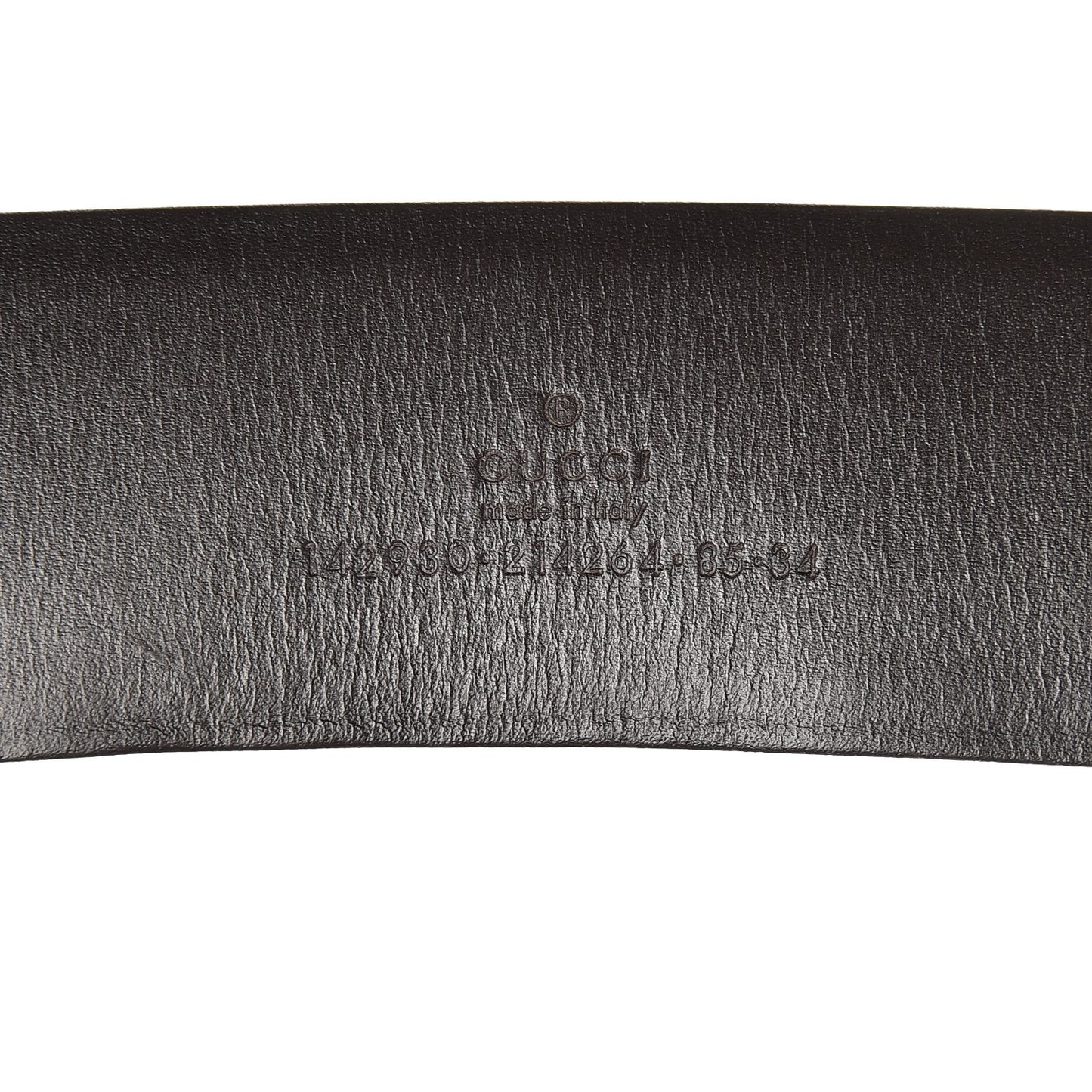 GG Supreme Monogram Niagara Lux Calfskin Interlocking G 40mm Belt 85 34 Beige Ebony Cocoa