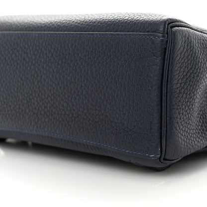 Hermes Taurillon Clemence Kelly Ado Backpack Bleu Nuit 10 of 12