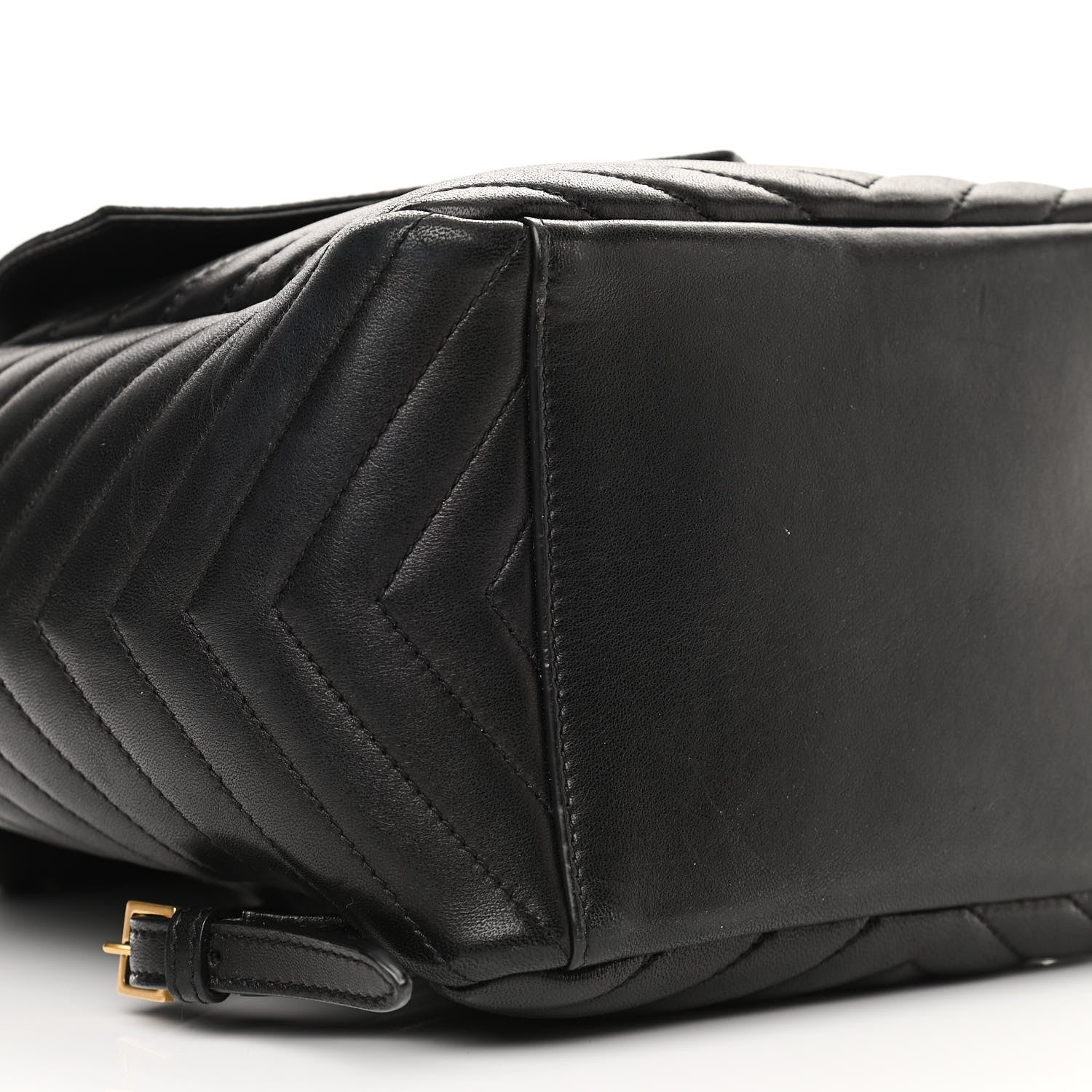 Saint Laurent Lambskin Matelasse Monogram Joe Backpack Black 7 of 8