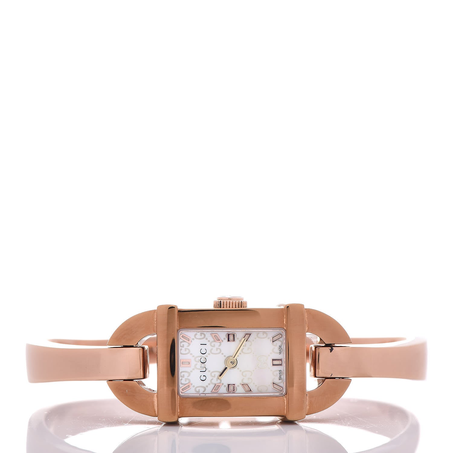 Gucci Stainless Steel Mother of Pearl 16mm 6800L Quartz Watch 3 of 7