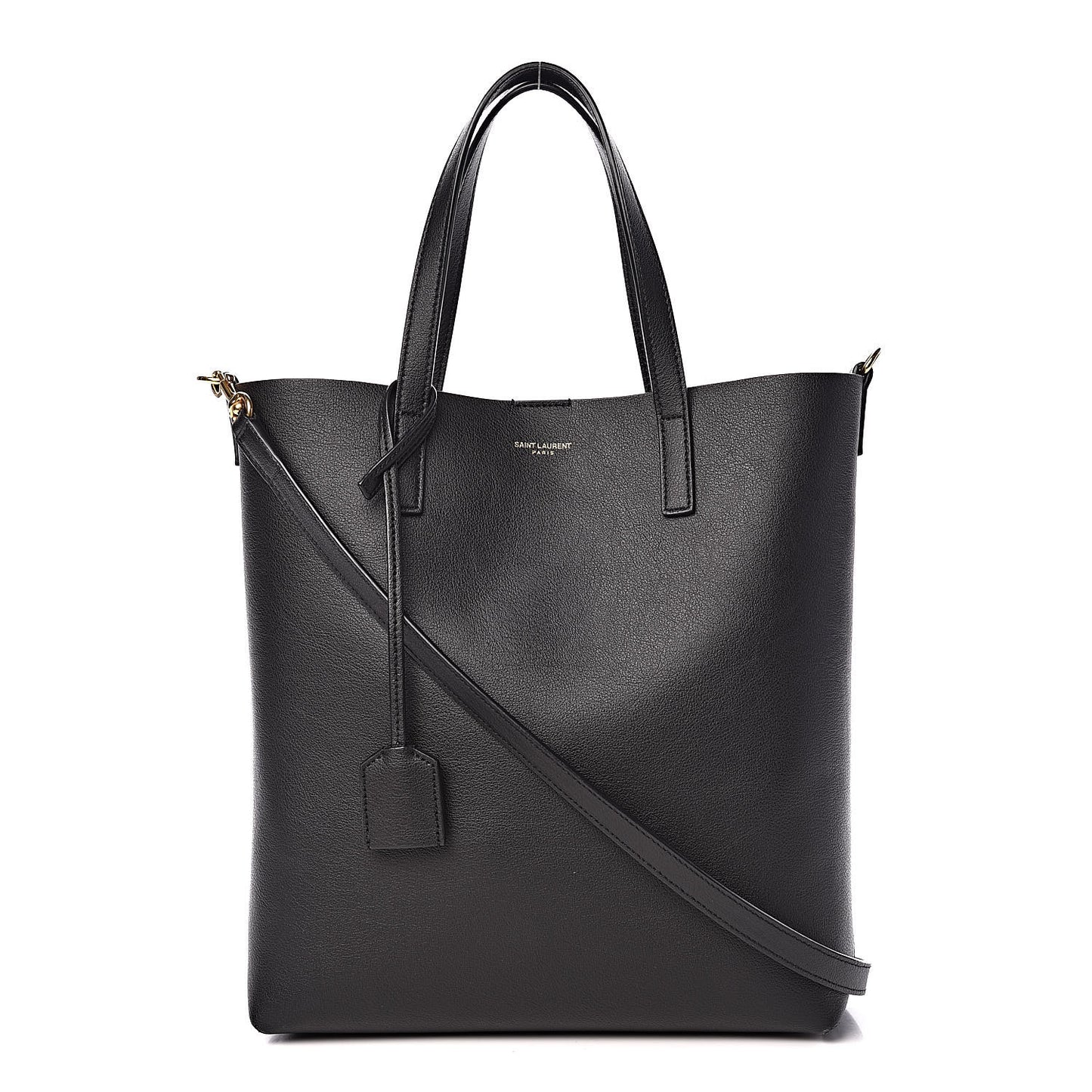 Calfskin Toy Shopping Tote Black