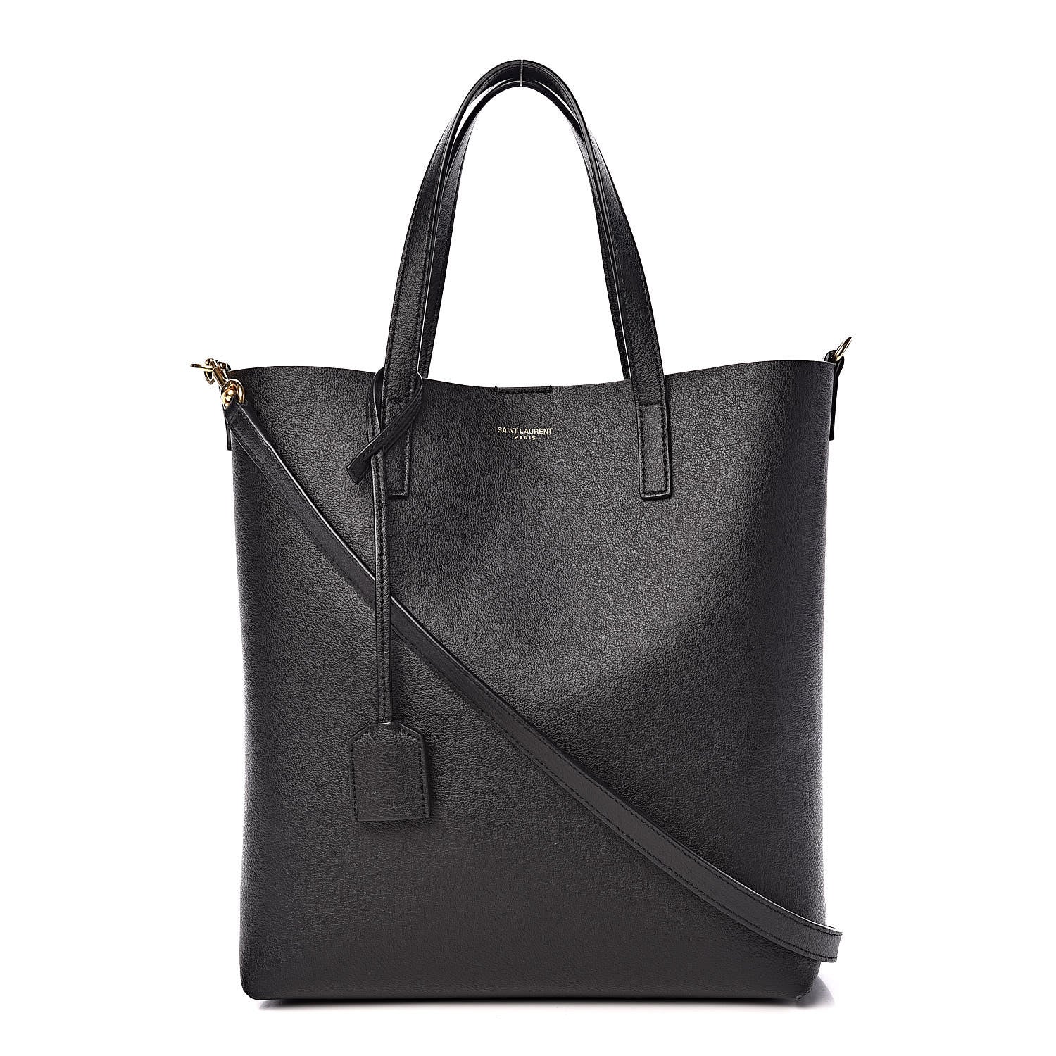 Saint Laurent Calfskin Toy Shopping Tote Black 1 of 11
