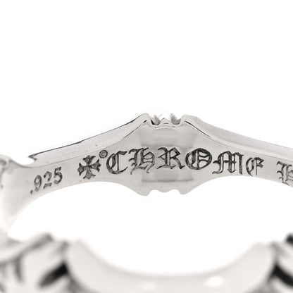 Chrome Hearts Sterling Silver Plus and Bone Ring 58 8.5 4 of 5