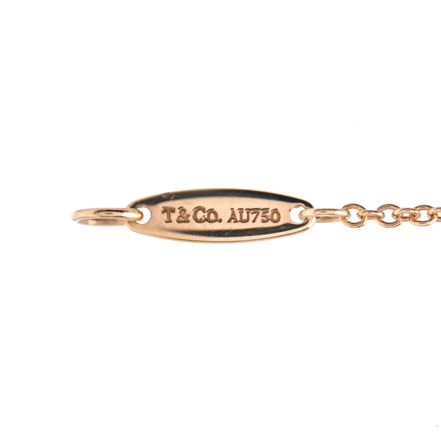 Tiffany 18K Yellow Gold Diamond .08ct Elsa Peretti Diamonds by the Yard Bracelet 4 of 4