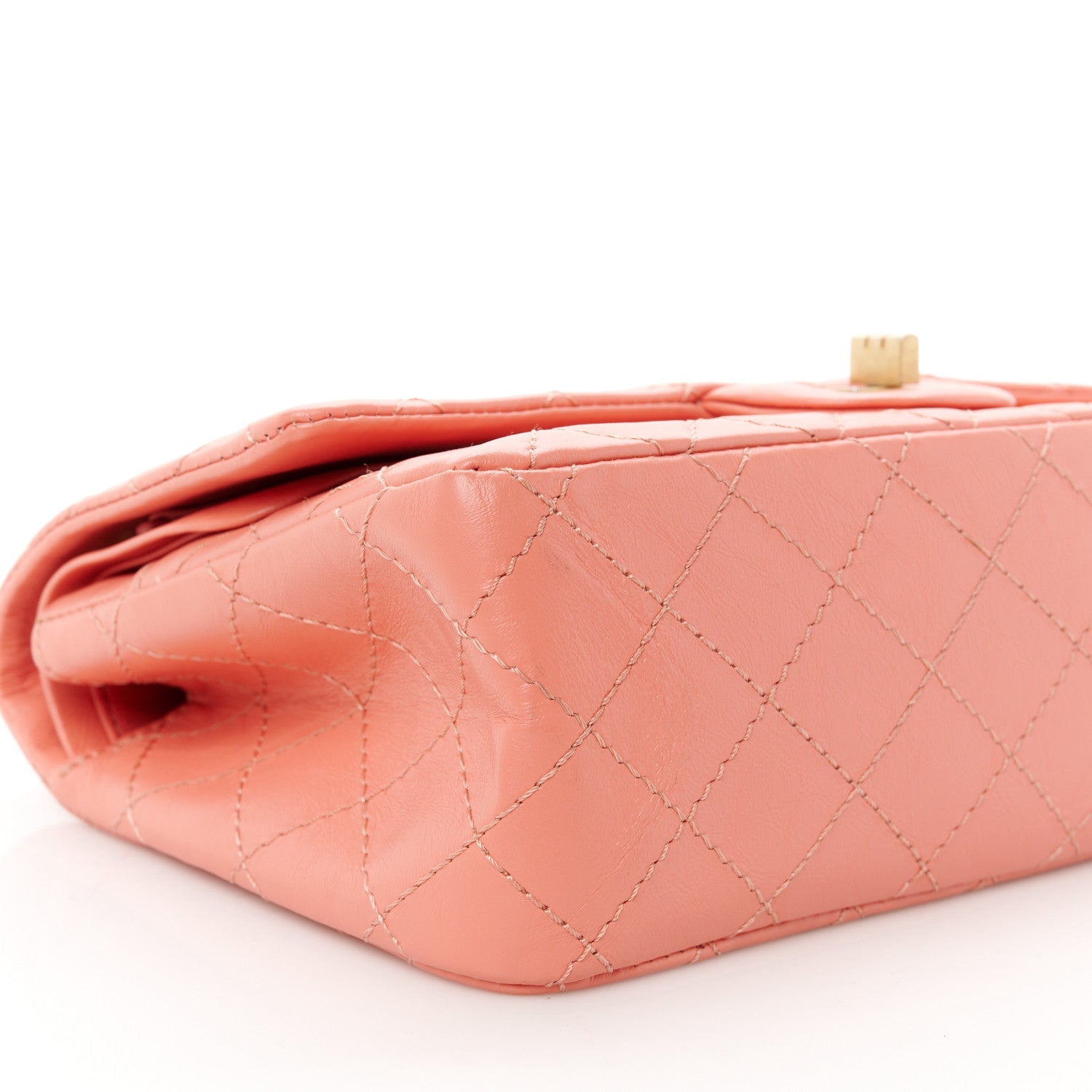 Chanel Aged Calfskin Quilted 2.55 Reissue 225 Flap Pink 7 of 8