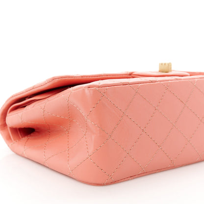 Chanel Aged Calfskin Quilted 2.55 Reissue 225 Flap Pink 7 of 8