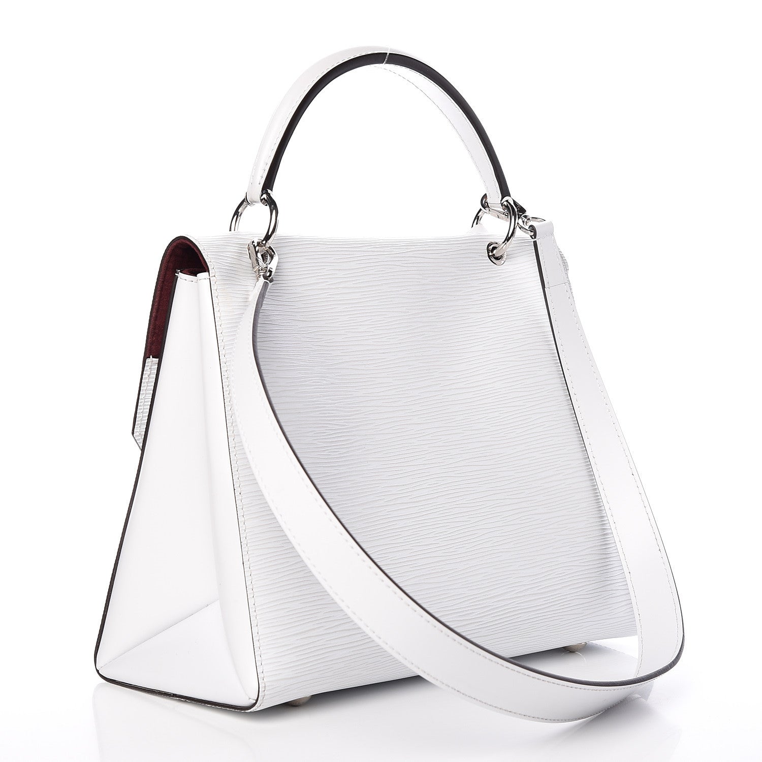 Louis Vuitton Epi Grenelle MM White 3 of 14