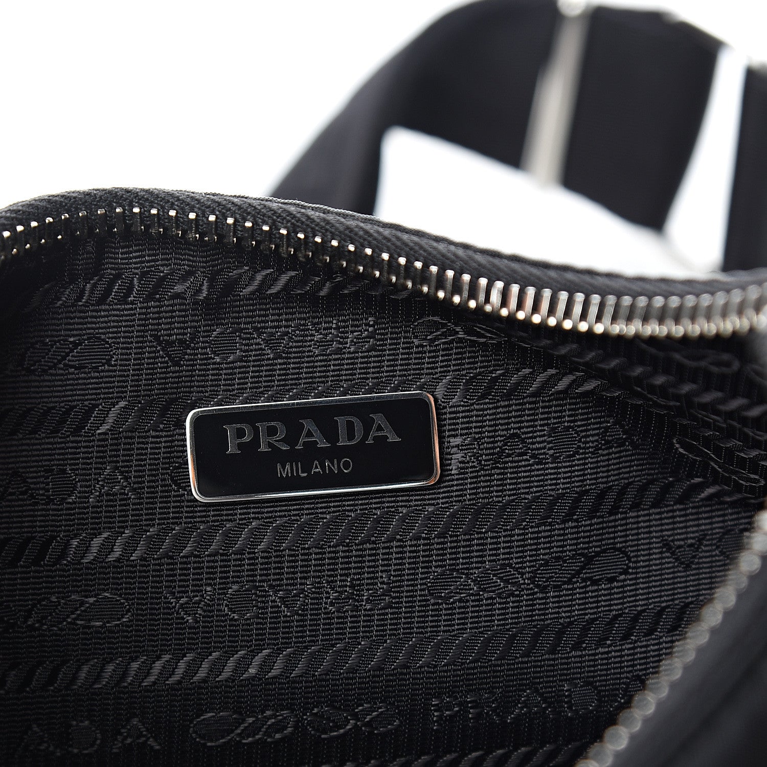 Prada Nylon Re-Edition 2005 Shoulder Bag Black 5 of 10