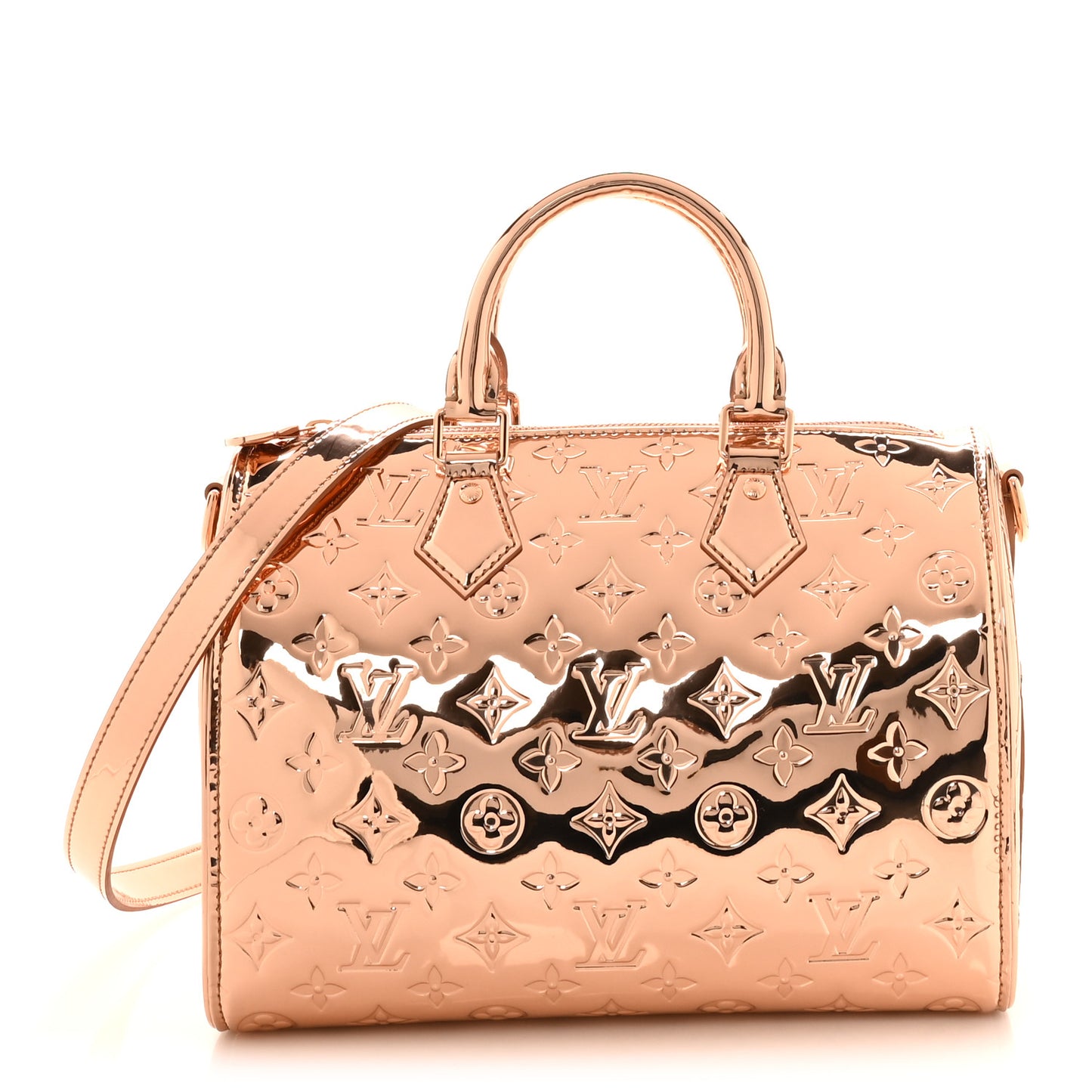 Monogram Miroir Speedy Bandouliere 25 Copper