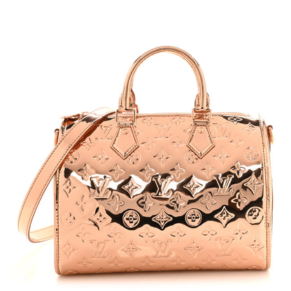 Louis Vuitton Monogram Miroir Speedy Bandouliere 25 Copper 1 of 10