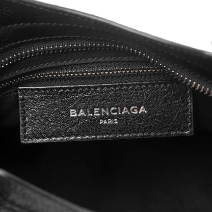 Balenciaga Agneau Classic Silver Hardware Mini City Black 6 of 7
