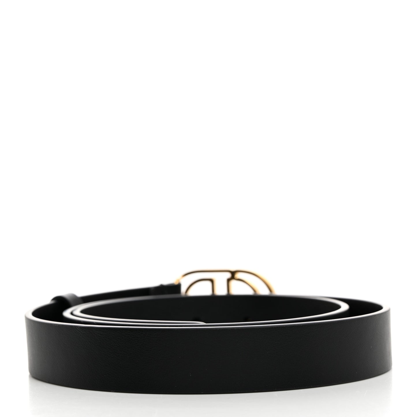 Calfskin 30 Montaigne Cut-Out CD Belt 80 32 Black