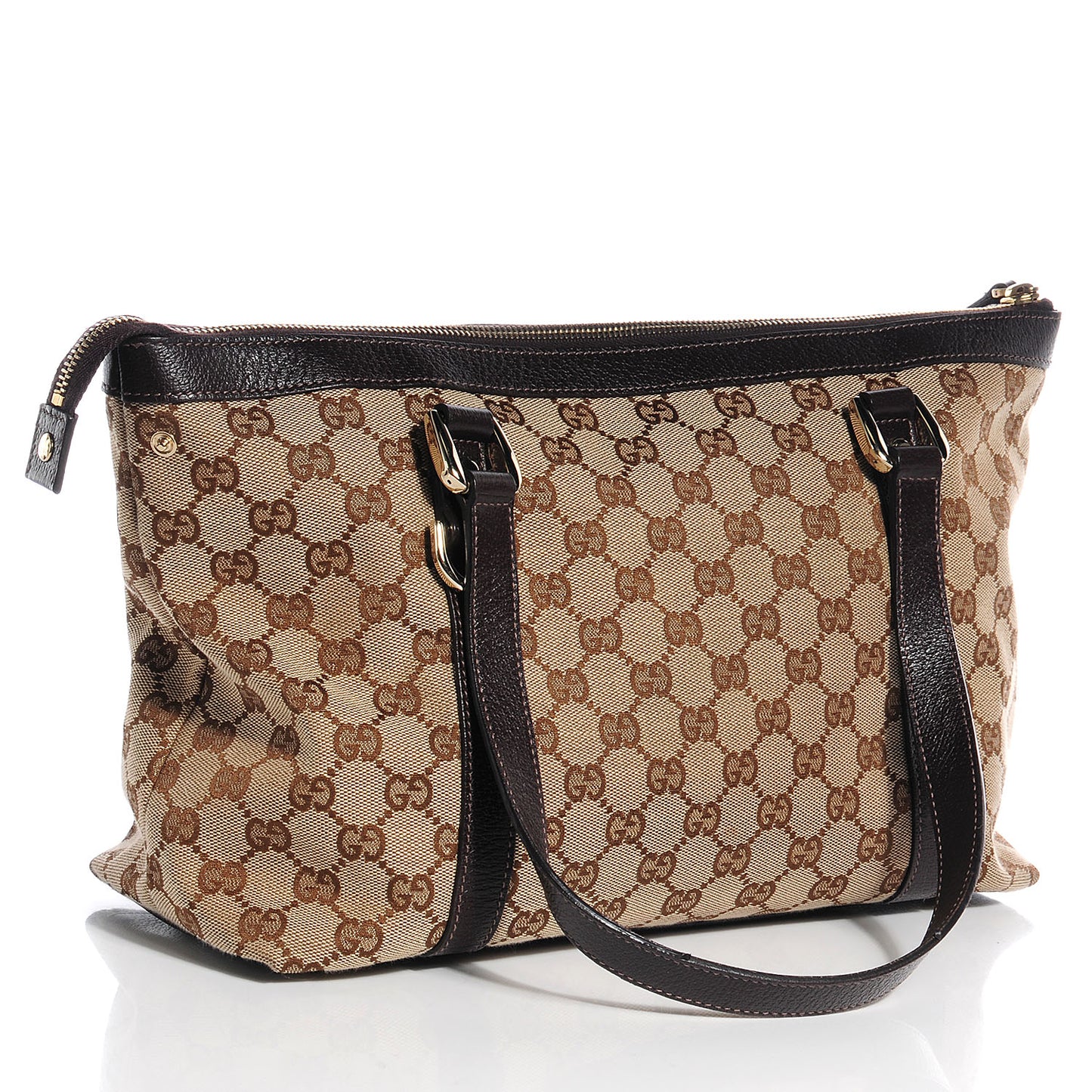 Monogram Medium Abbey Tote Brown