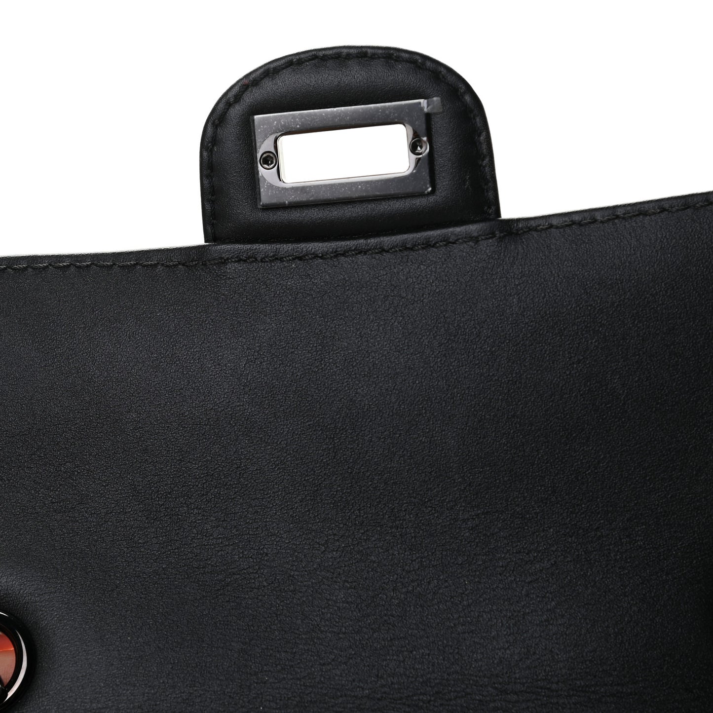 Patent Calfskin Quilted 2.55 Reissue Mini Flap So Black
