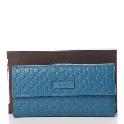 Gucci Microguccissima Continental Flap Wallet Deep Cobalt 8 of 8