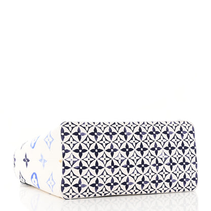 Louis Vuitton Monogram Canvas By The Pool Monaco 2.0 Neverfull GM Set Blue 5 of 11