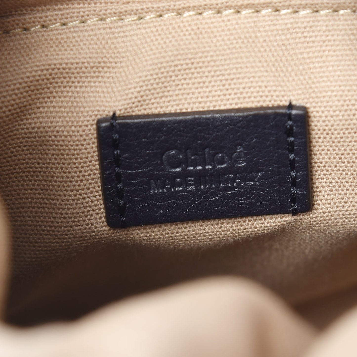 Smooth Calfskin Logo Mini Roy Bucket Bag Full Blue