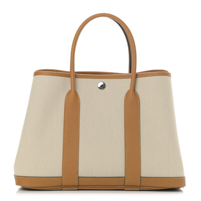 Hermes Toile Negonda Garden Party 30 TPM Tote Beton Ocre 1 of 9