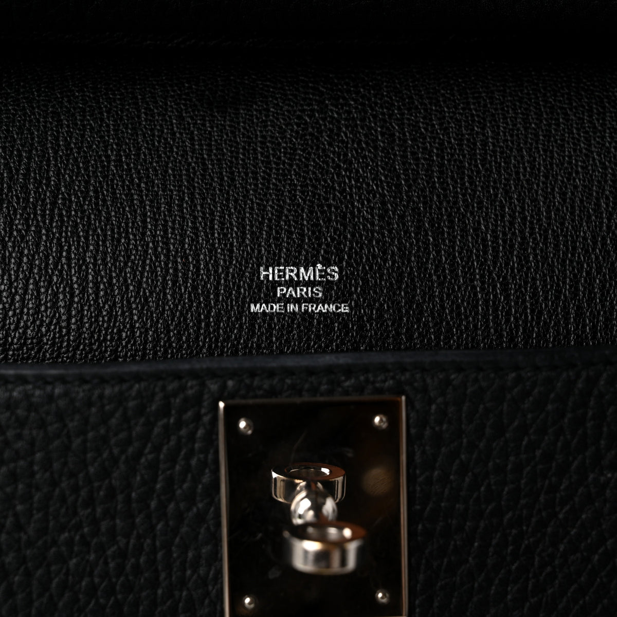 Hermes Taurillon Clemence Jypsiere 28 Black 6 of 10