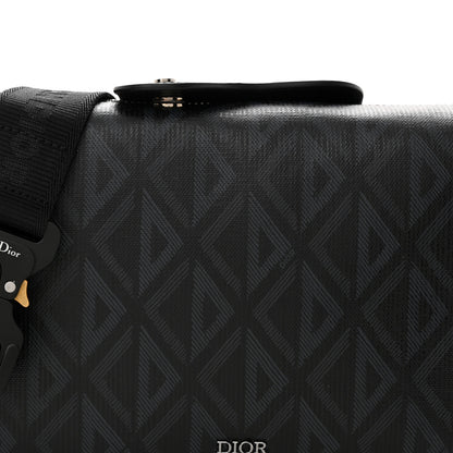 Christian Dior Coated Canvas CD Diamond Lingot 22 Bag Black 8 of 11