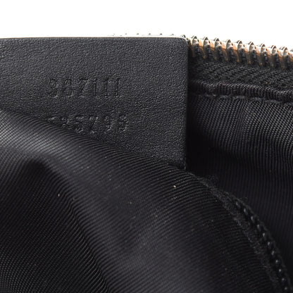 Gucci GG Supreme Monogram Web Messenger Bag Black 7 of 12