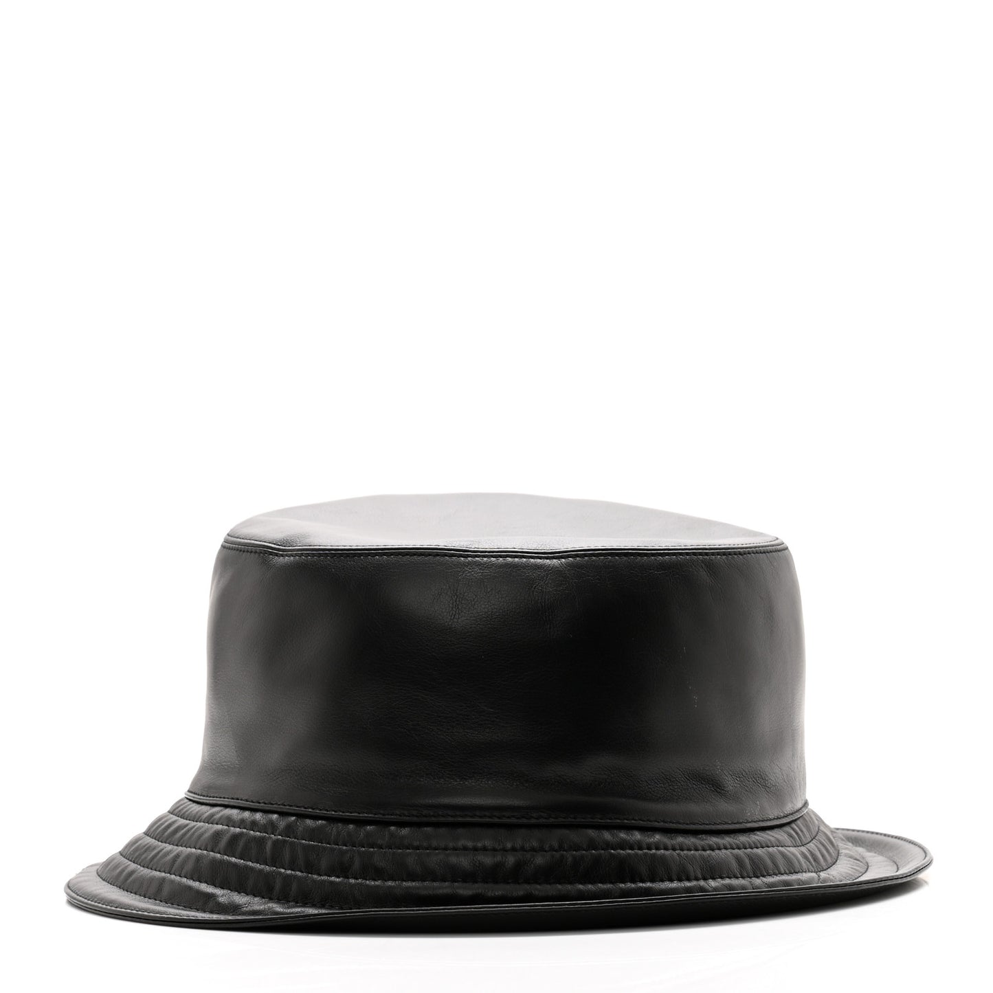 Newton Calfskin Fred Bucket Hat 59 Black