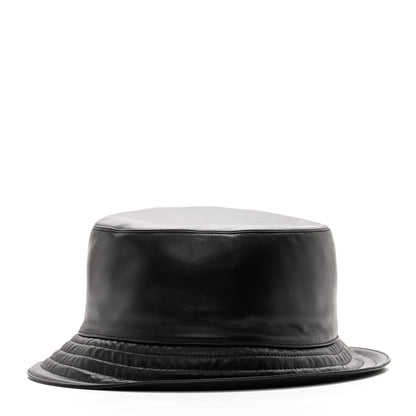 Hermes Newton Calfskin Fred Bucket Hat 59 Black 5 of 10