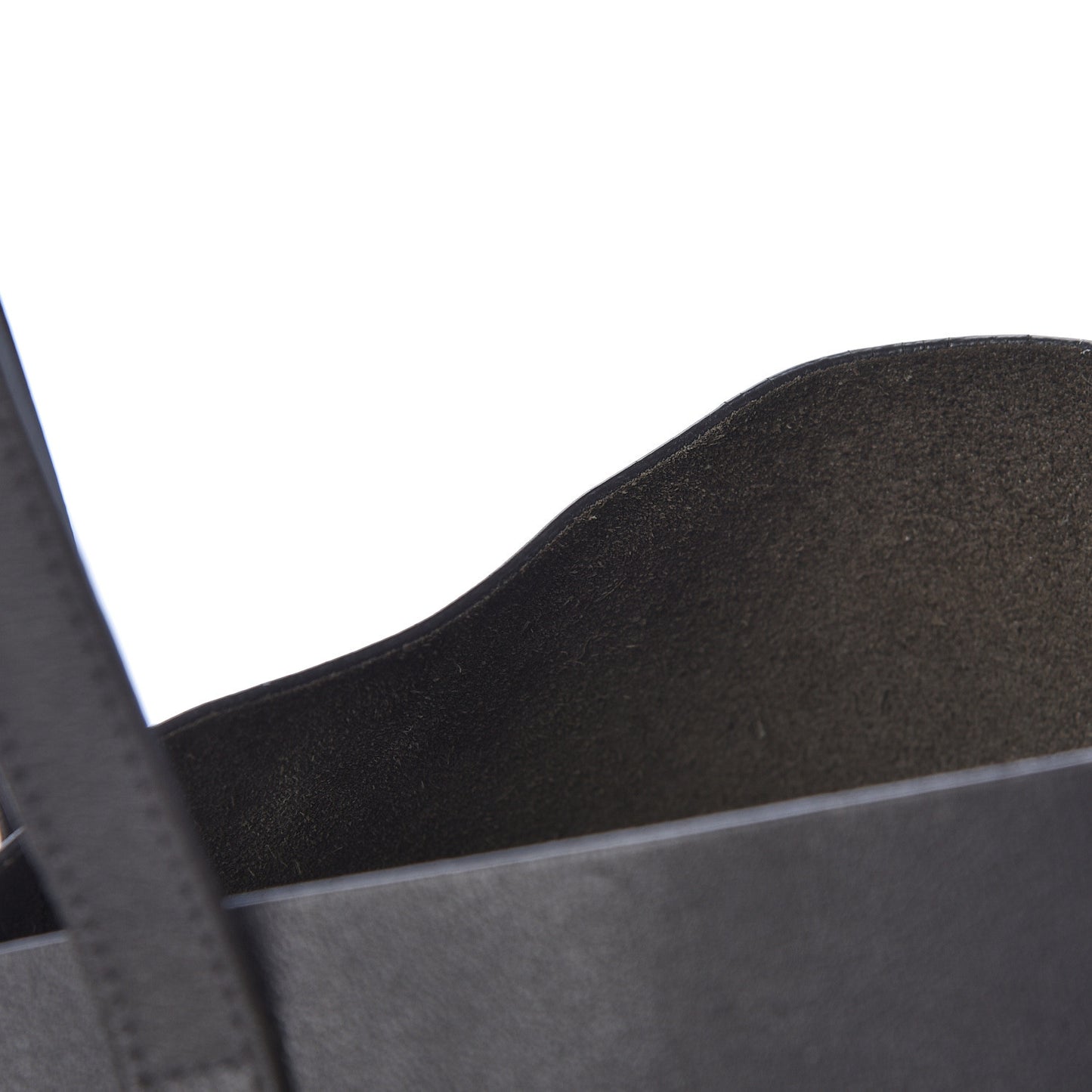 Calfskin Large Shopping Tote Dark Grey