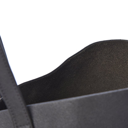 Saint Laurent Calfskin Large Shopping Tote Dark Grey 15 of 16