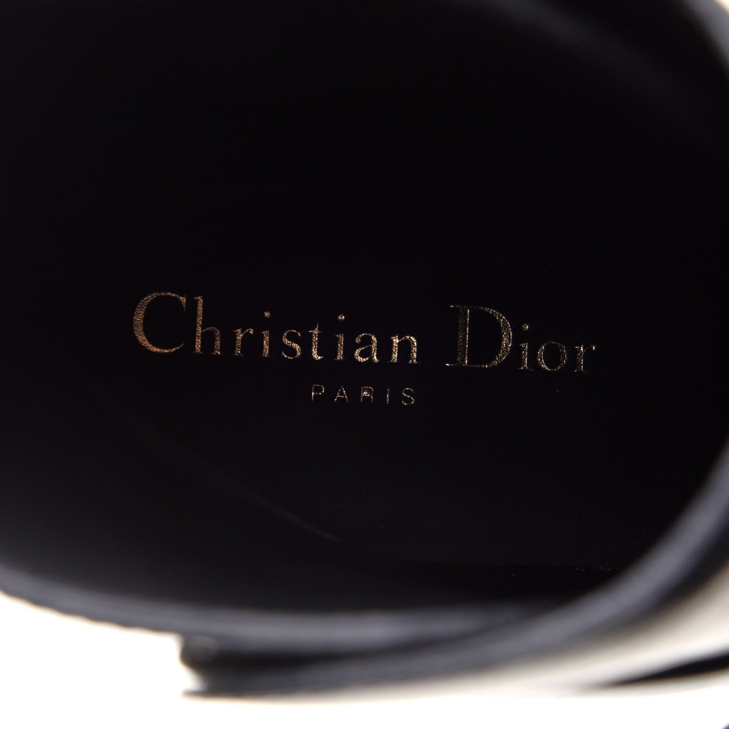 Christian Dior Calfskin Empreinte Ankle Boot 38.5 Black 6 of 11