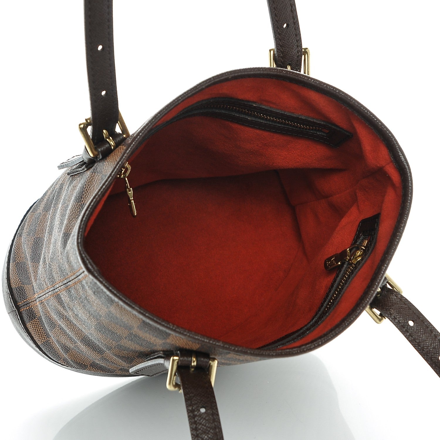 Louis Vuitton Damier Ebene Marais Bucket 23 5 of 6