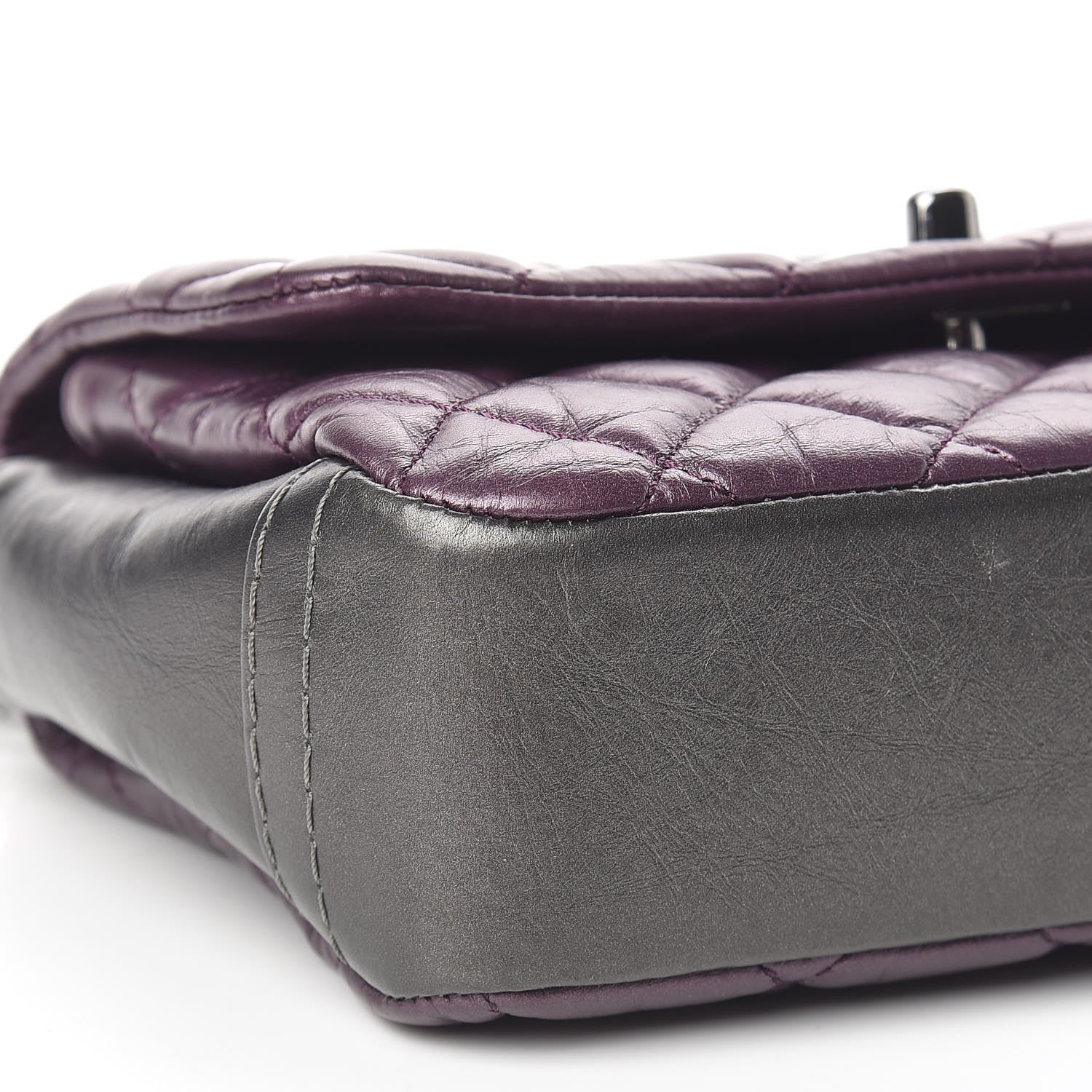 Chanel Calfskin Mineral Nights Mini Flap Dark Purple 8 of 10