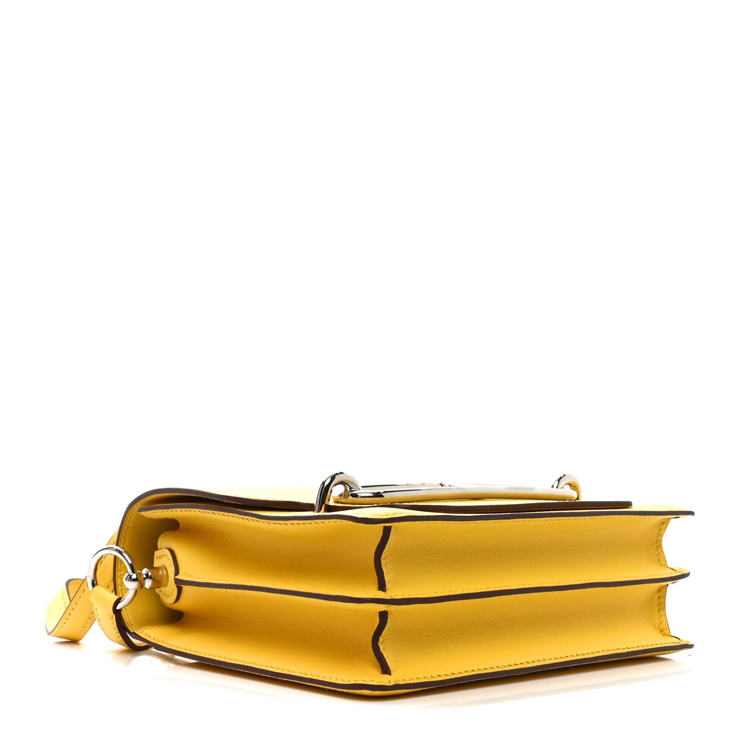 Hermes Swift Mini Sac Roulis Jaune De Naples 4 of 11
