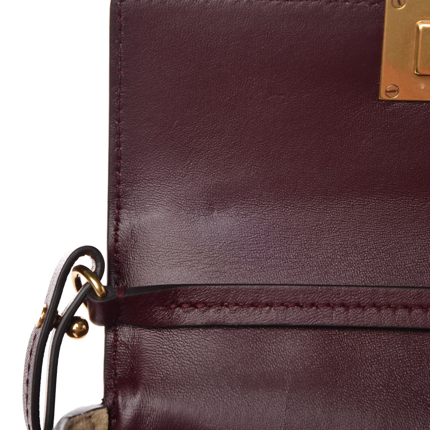 Goatskin Quilted GV3 Mini Pocket Convertible Bag Aubergine
