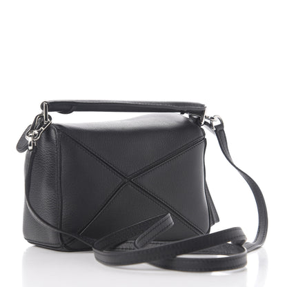 Loewe Calfskin Mini Puzzle Bag Black 3 of 10