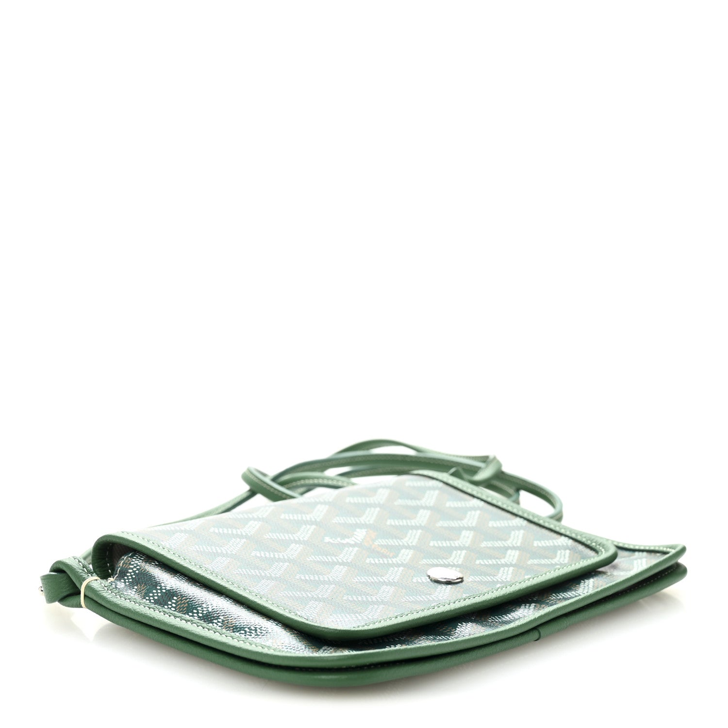 Goyard Goyardine Plumet Wallet Clutch Green 4 of 11