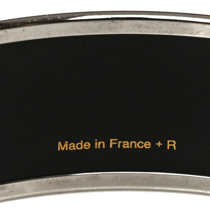 Hermes Enamel Printed Caleche Medium Bracelet 70 Rose Ronsard 5 of 5