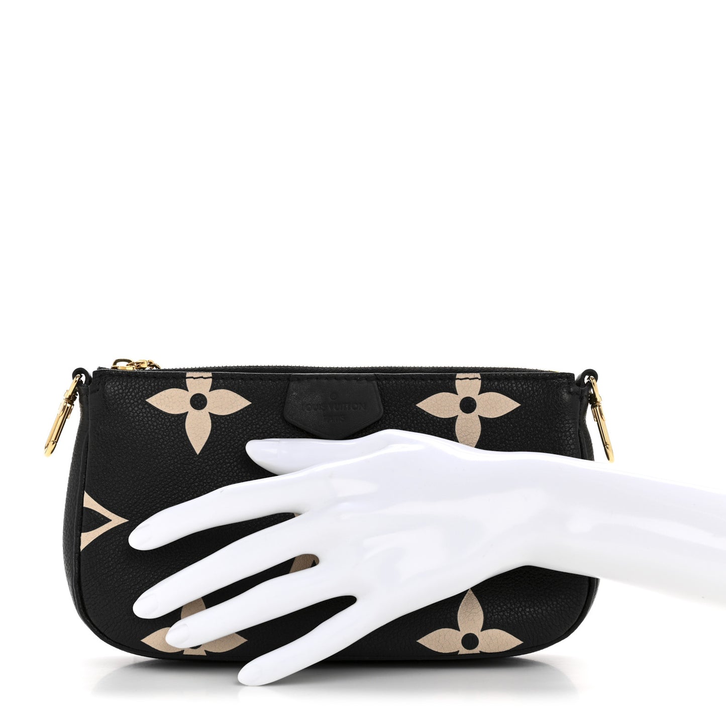 Empreinte Monogram Giant Multi Pochette Accessories Mini Pochette Black Beige