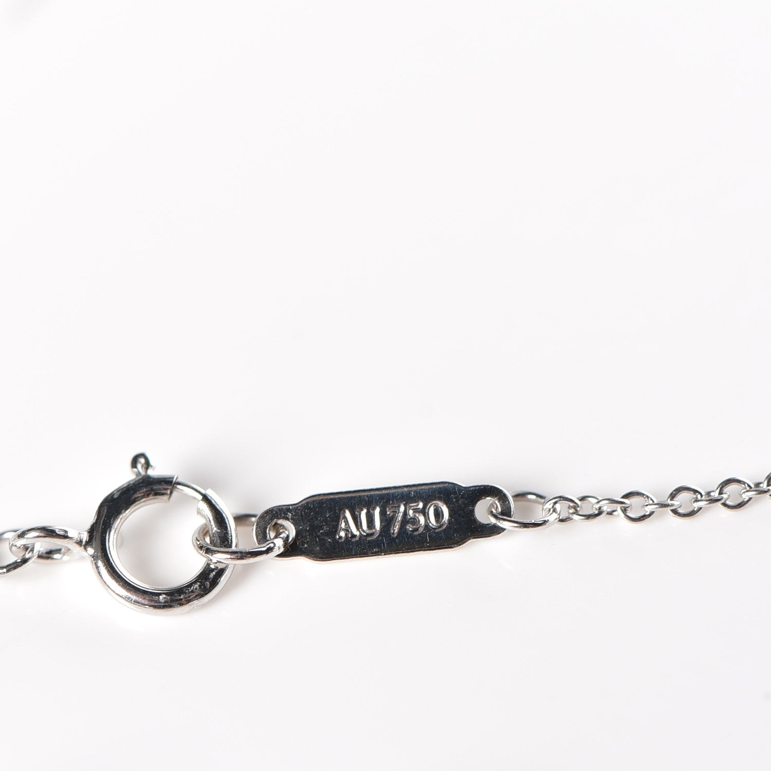 Tiffany 18K White Gold Diamond Bow Bracelet 6 of 6