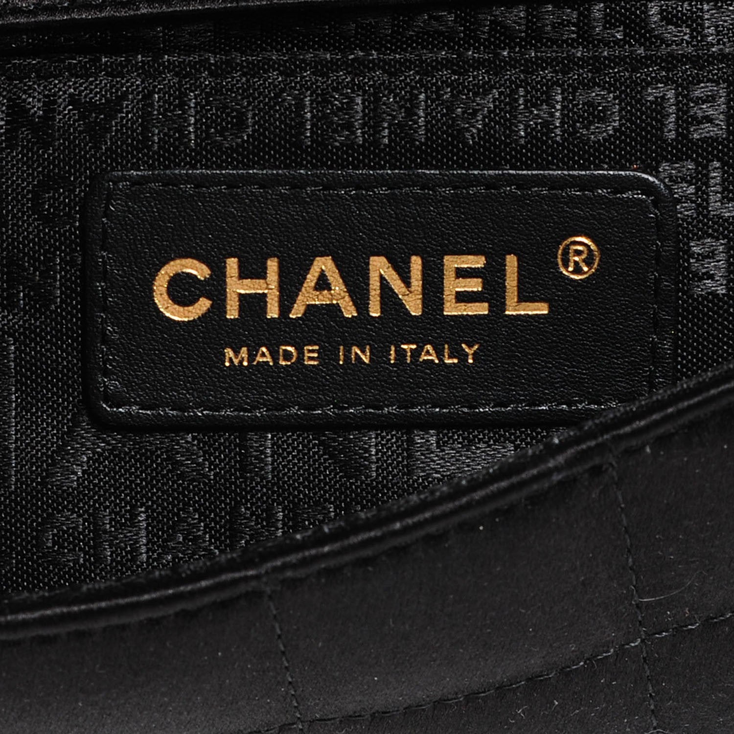 Chanel Satin Chocolate Bar Quilted Camellia Rectangular Mini Flap Black 5 of 7