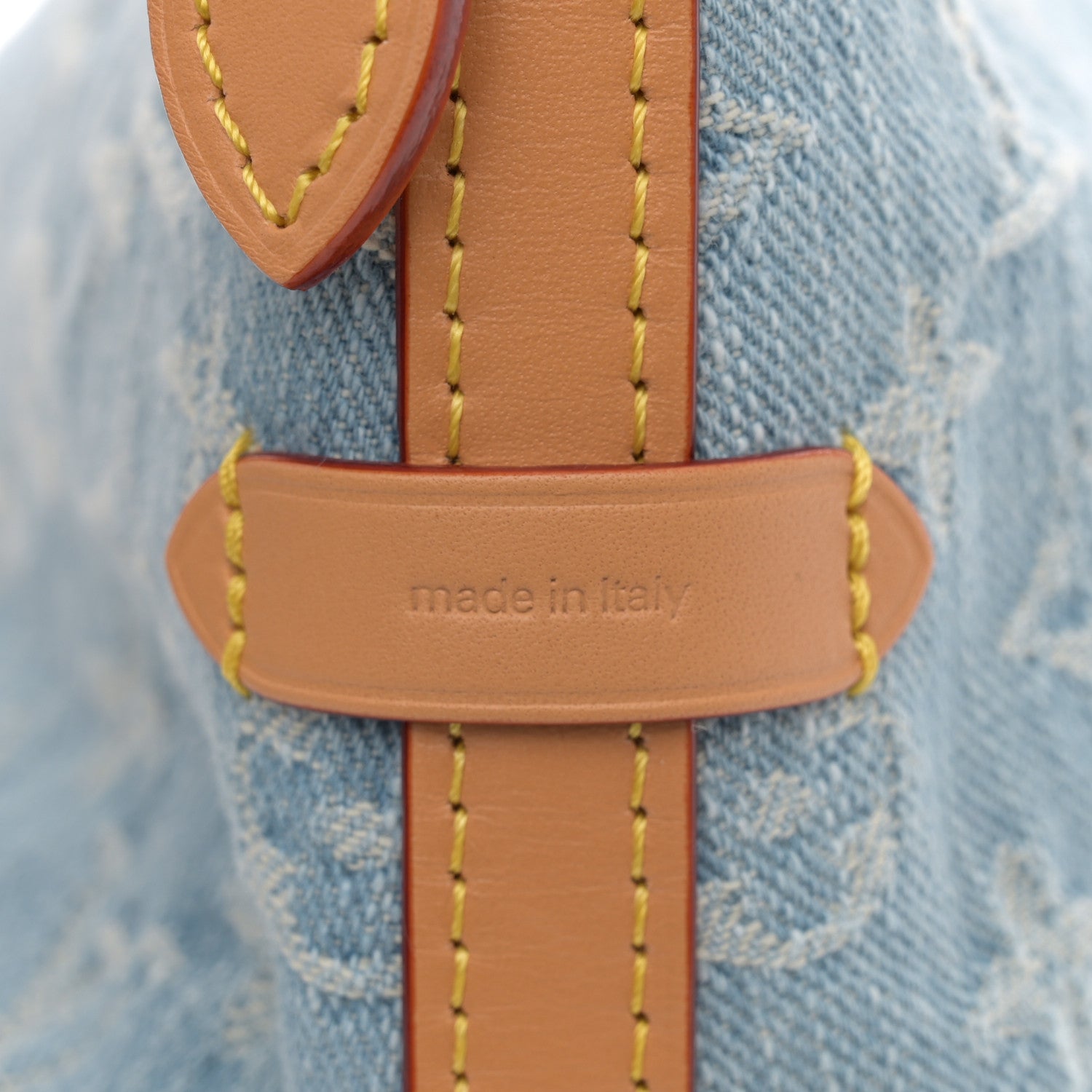 Louis Vuitton Monogram Denim CarryAll PM Sky Blue 7 of 10