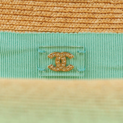 Chanel Straw CC Floppy Hat M Beige 4 of 6