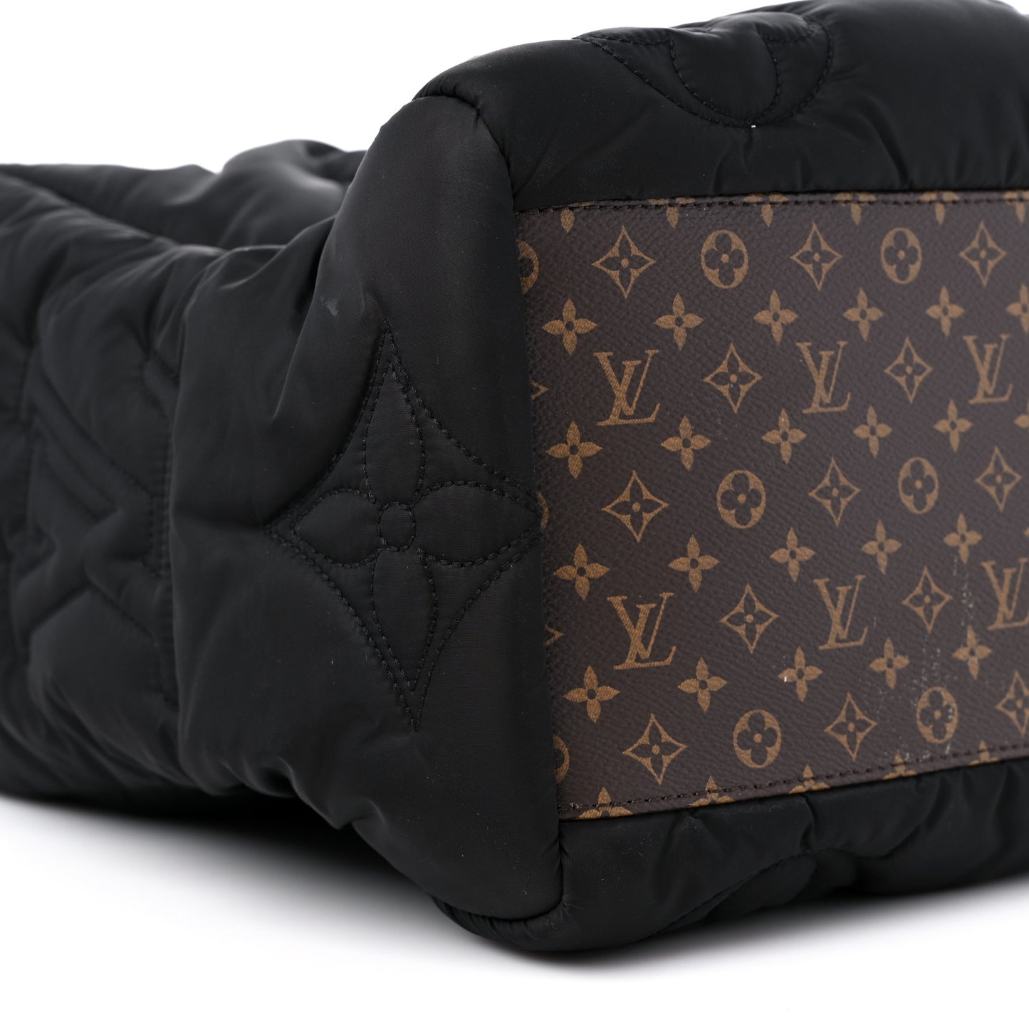 Econyl Monogram Pillow Giant Onthego MM Black