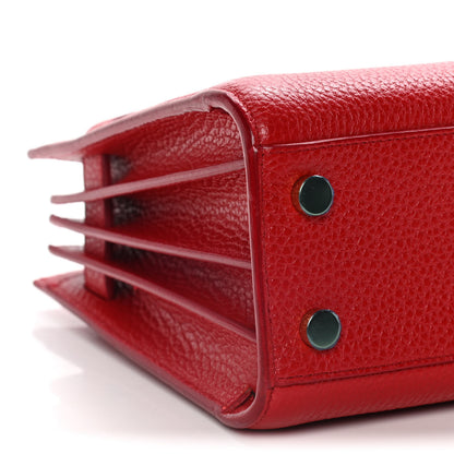 Saint Laurent Grained Calfskin Nano Sac De Jour Lipstick Red 8 of 10