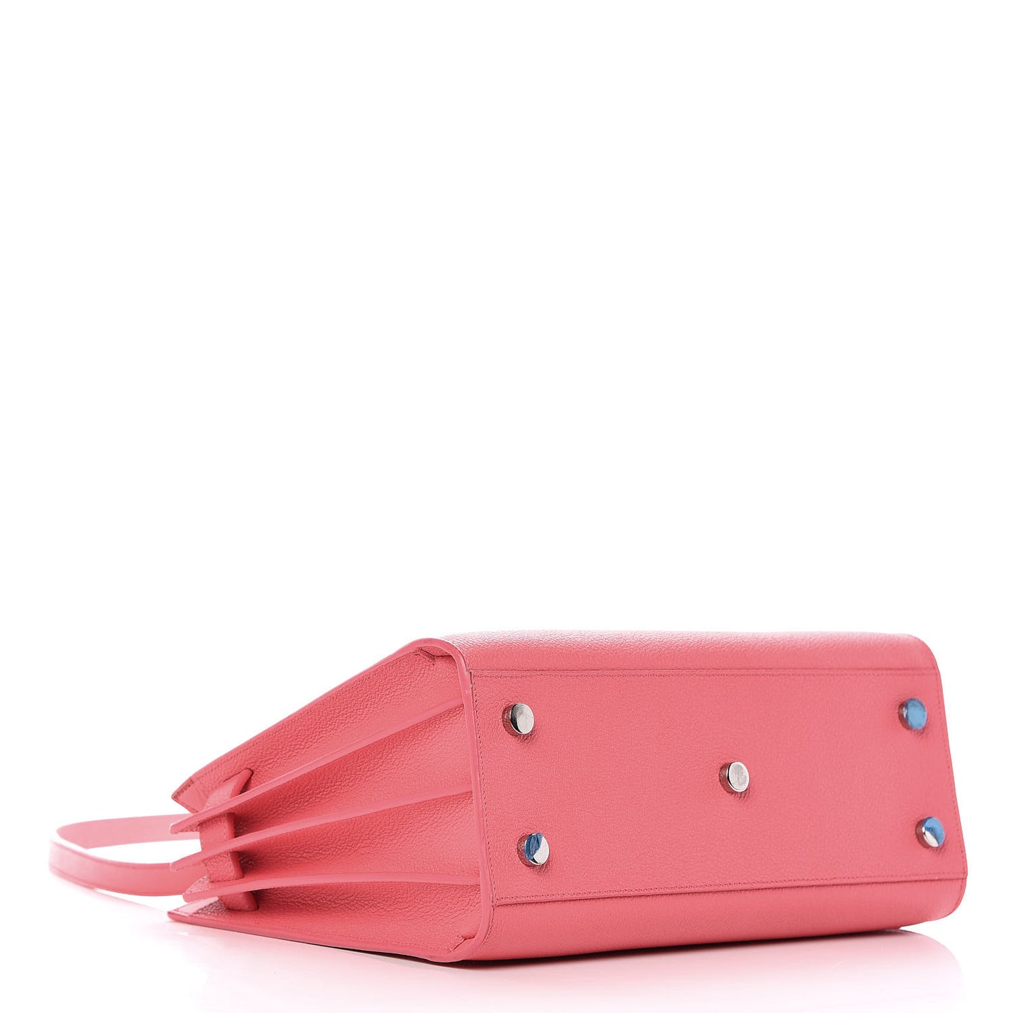 Grained Calfskin Baby Sac De Jour Rose Clair