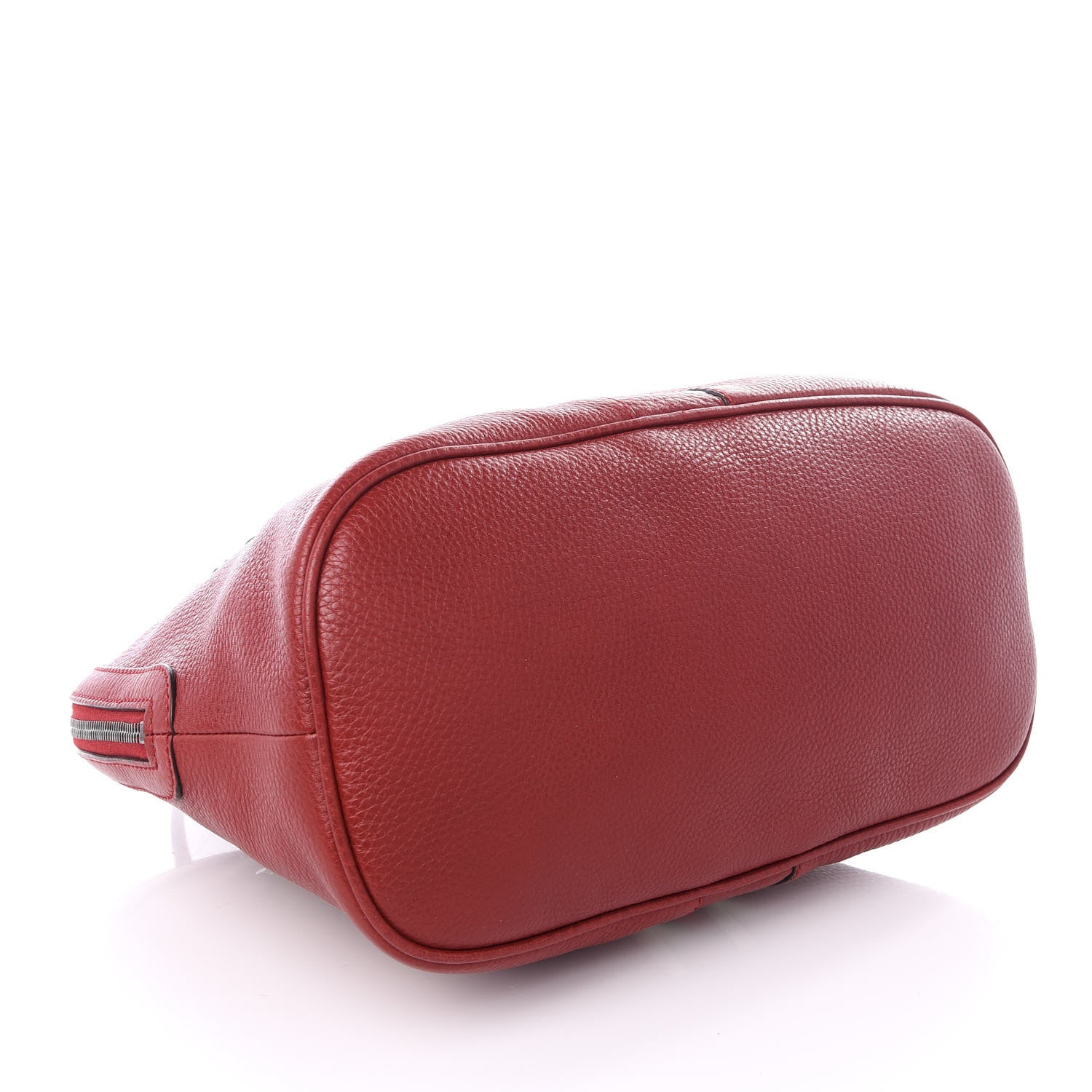 Gucci Calfskin Medium Web Dome Bag Red 3 of 8