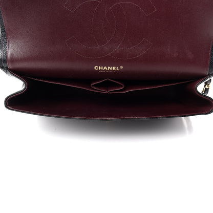 Chanel Caviar Quilted Jumbo Double Flap Black 6 of 15