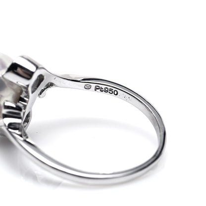 Mikimoto Platinum Akoya Pearl 9mm Ring 48 4.5 4 of 4