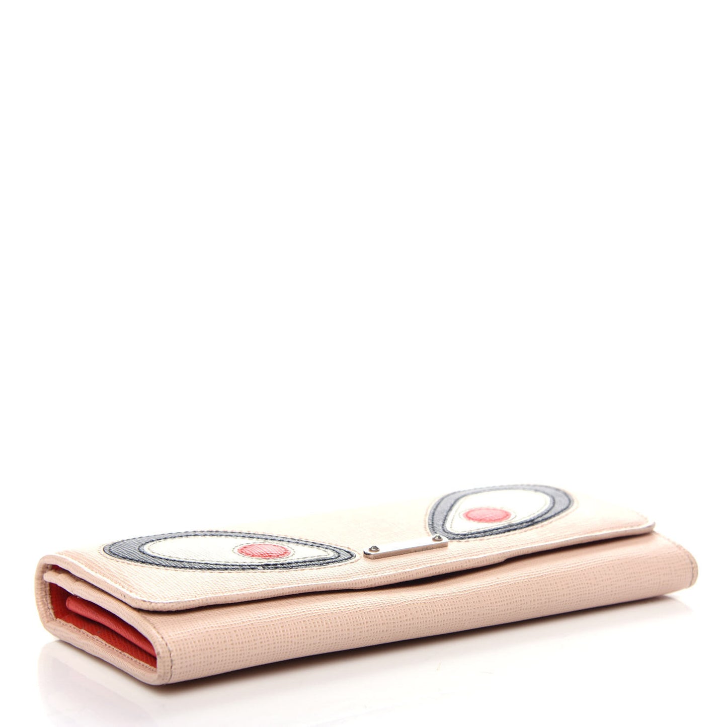 Vitello Elite Monster Continental Wallet Rosa Plaster